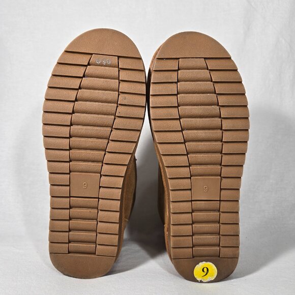 ASPEN Genuine Chestnut Suede Faux Fur Shearling Water Resistant Boot Women Sz 9. - Picture 17 of 17